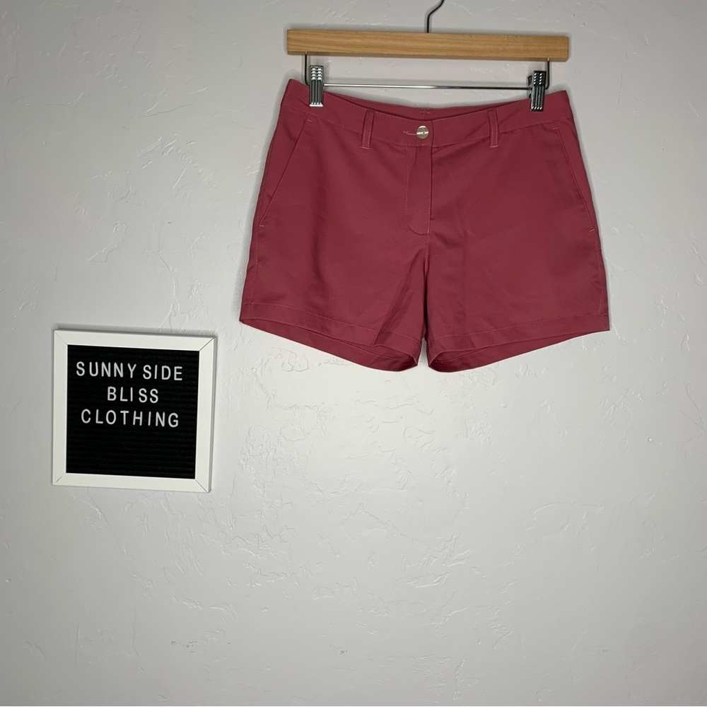Puma Rose Wine Pink Golf Shorts Lined Activewear Women’s Size XL